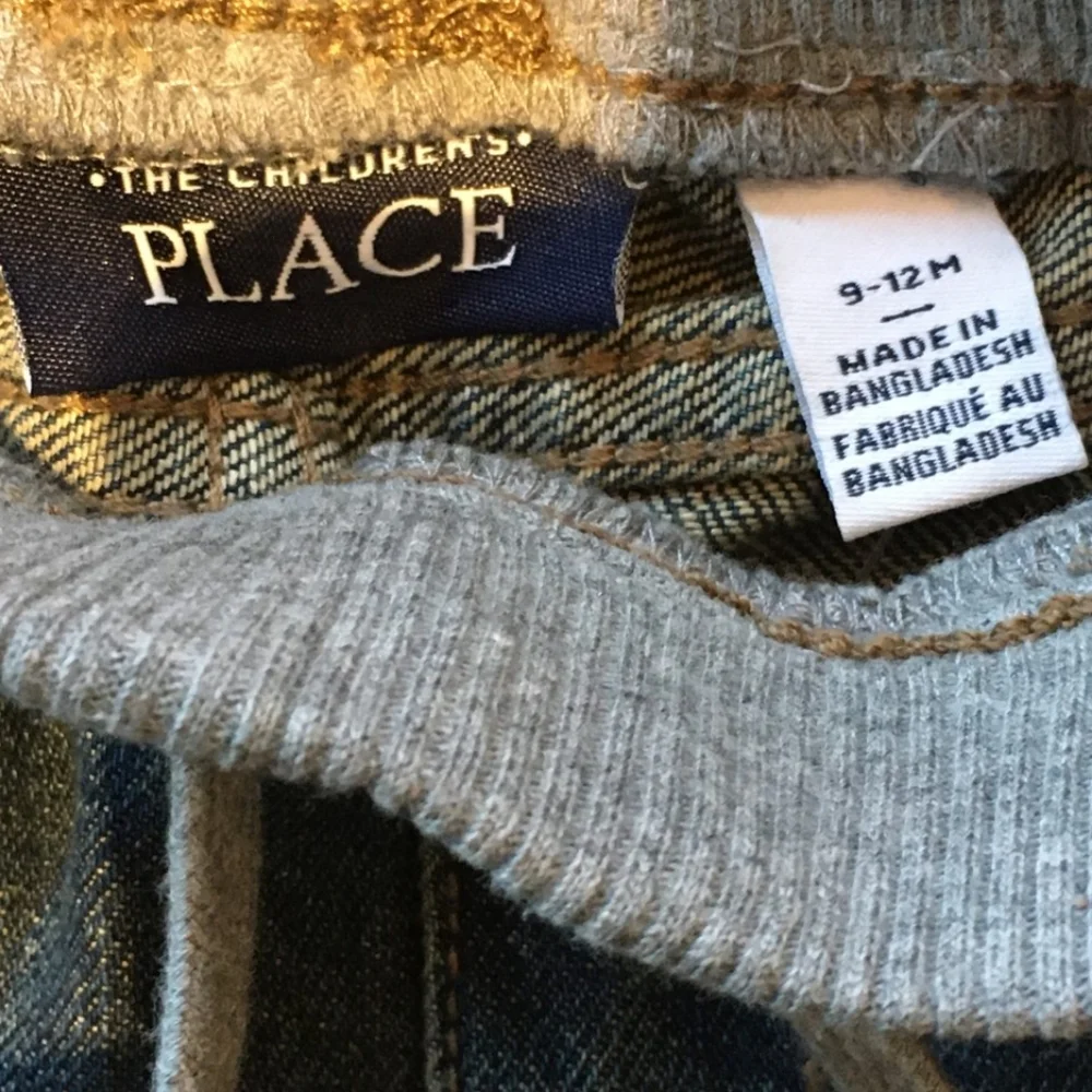 The Children's Place Baby Blue Jeans Size 9-12 Mo